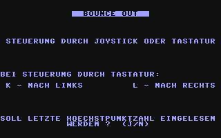 Bounce Out — sstitle (DE)