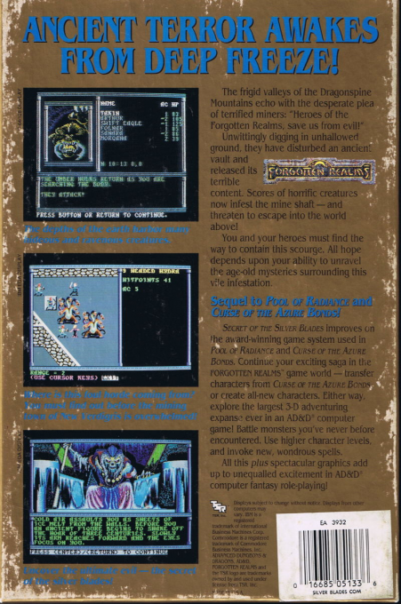 Secret Of The Silver Blades — box-2D-back (US)