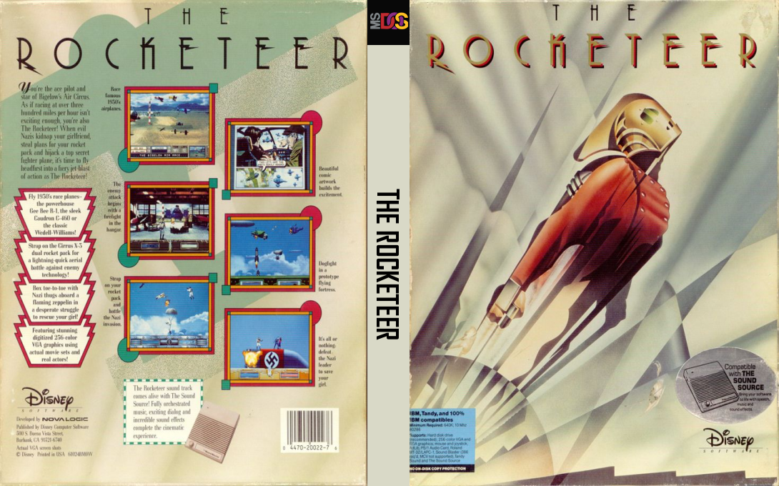 Rocketeer, The — box-texture (US)