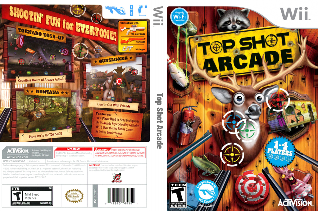 Top Shot Arcade — box-texture (US)
