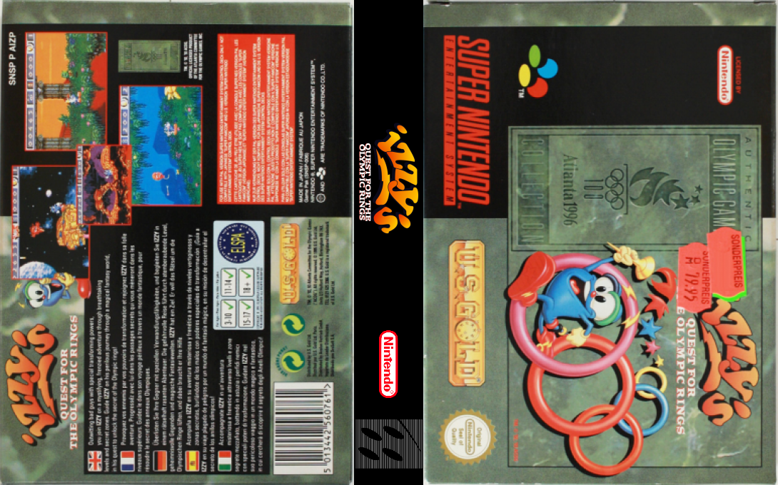 Izzy's Quest For The Olympic Rings — box-texture (EU)