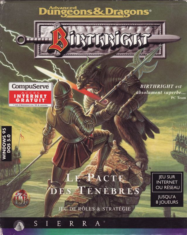 Birthright: The Gorgon's Alliance — box-2D (FR)