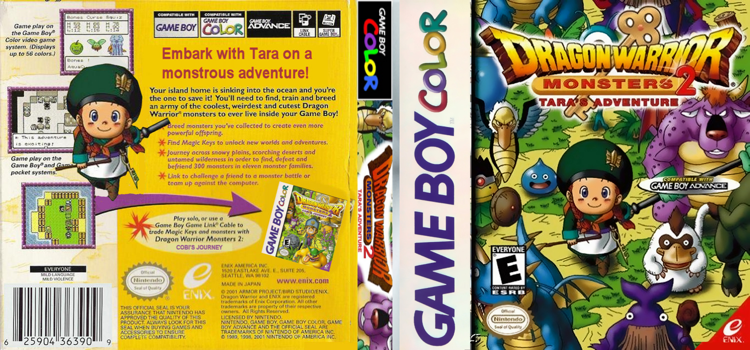 Dragon Warrior Monsters 2 - Tara's Adventure — box-texture (US)