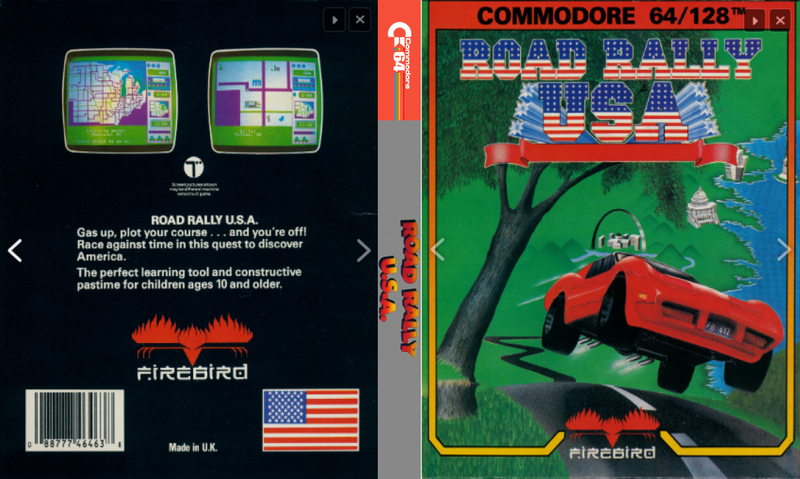 Road Rally U.S.A. — box-texture (US)