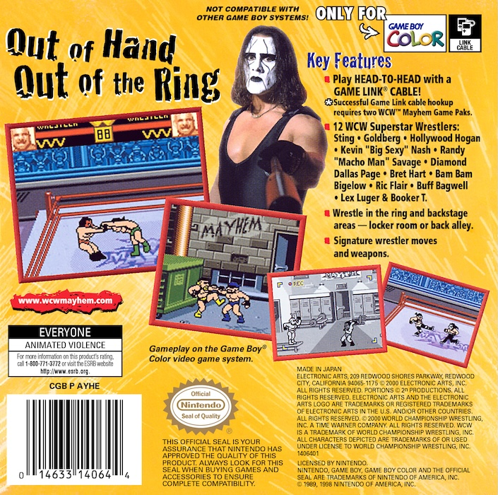 WCW Mayhem — box-2D-back (US)