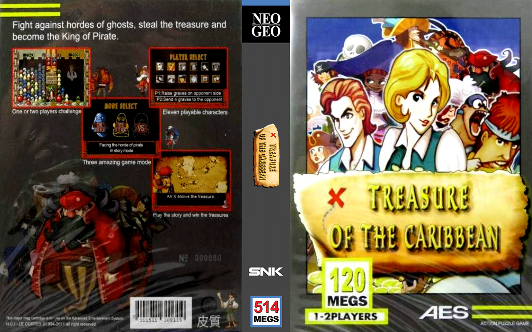 Treasure of the Caribbean — box-texture (WOR)