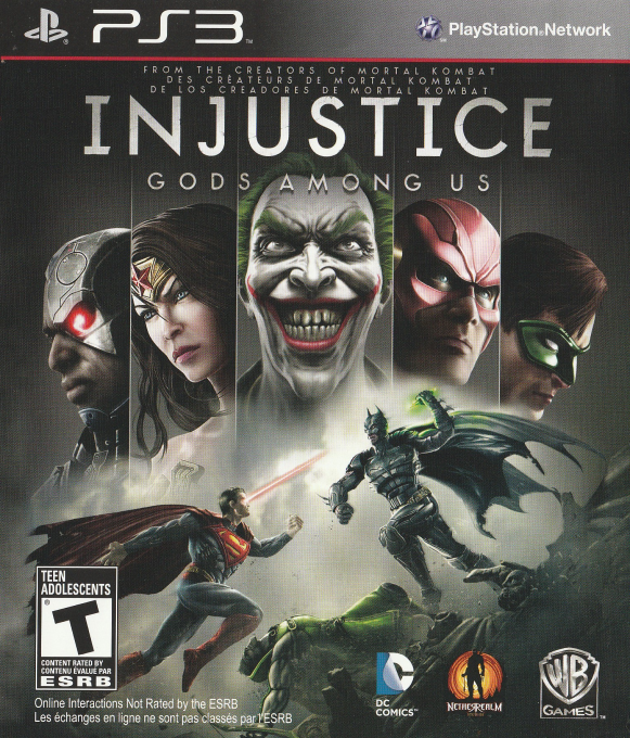 Injustice - Gods Among Us box art