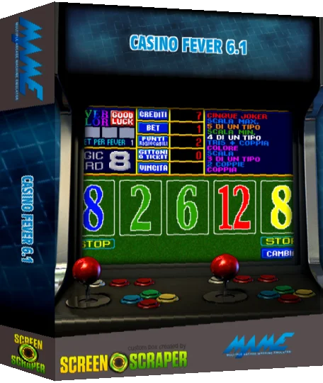 Casino Fever 6.1 — box-3D (SS)