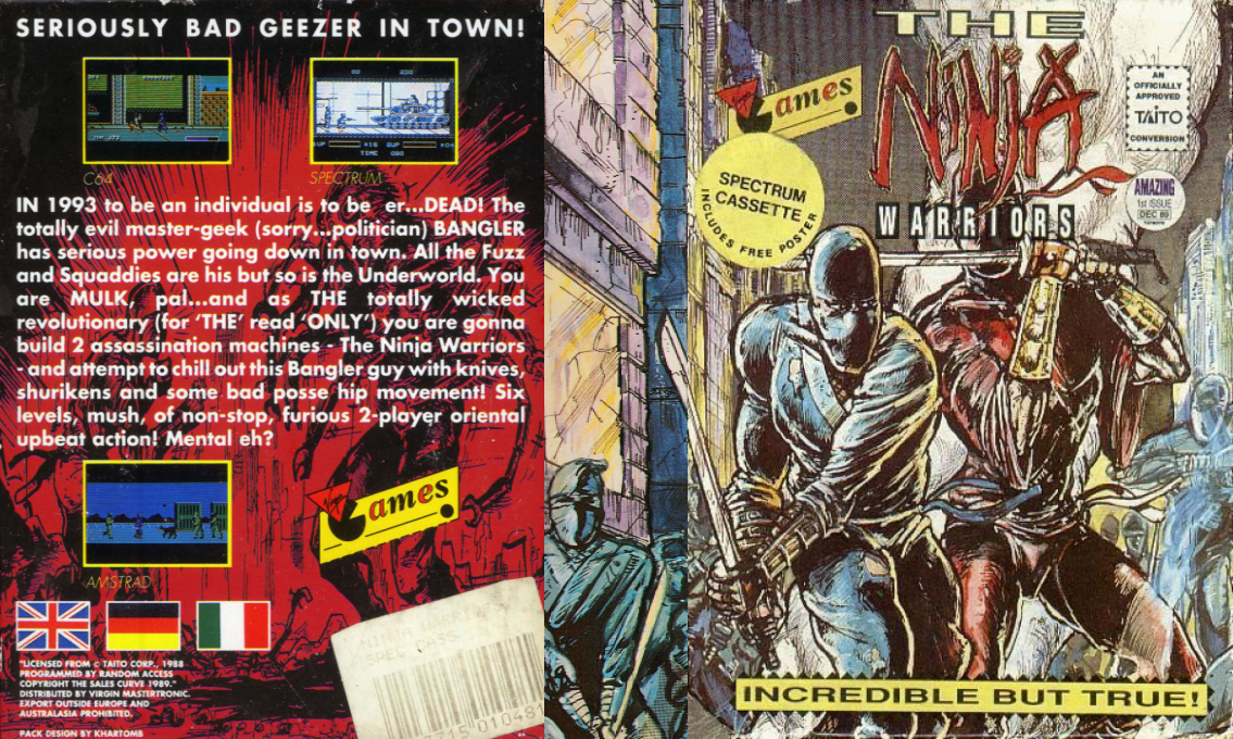 Ninja Warriors, The — box-texture (EU)