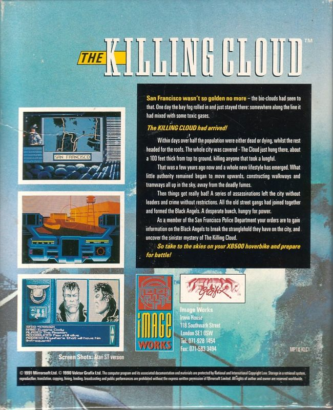 Killing Cloud, The — box-2D-back (EU)