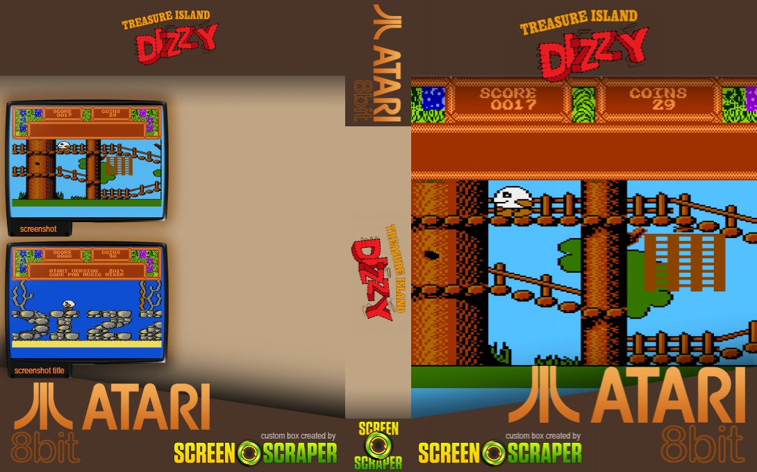 Treasure Island Dizzy — box-texture (SS)