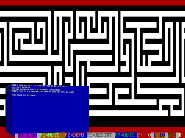 Tommy's Show And Tell Maze Generator — mixrbv2 (WOR)