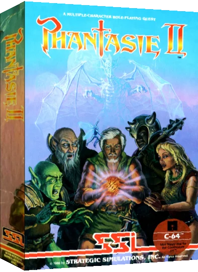 Phantasie II — box-3D (US)