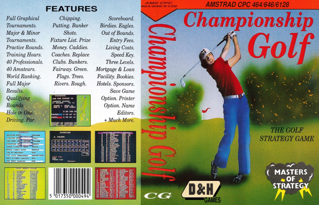 Championship Golf — box-texture (EU)