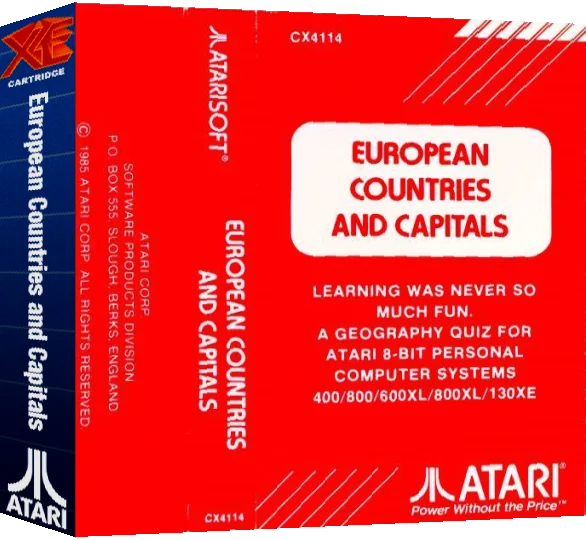 European Countries And Capitals — box-3D (WOR)
