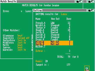 Championship Cricket — ss (WOR)