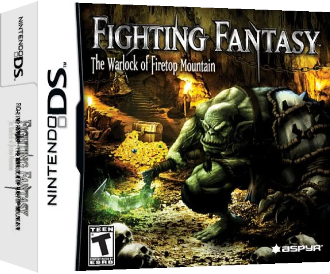 Fighting Fantasy - The Warlock of Firetop Mountain — box-3D (US)