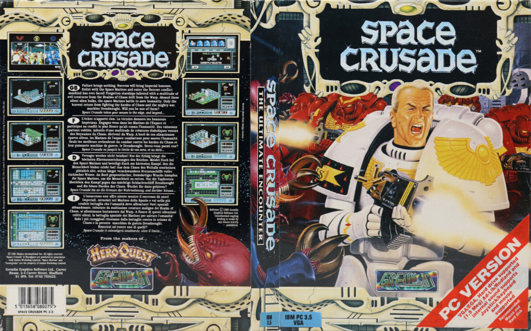 Space Crusade — box-texture (EU)