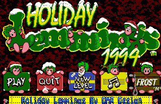Holiday Lemmings 1994 — sstitle (WOR)