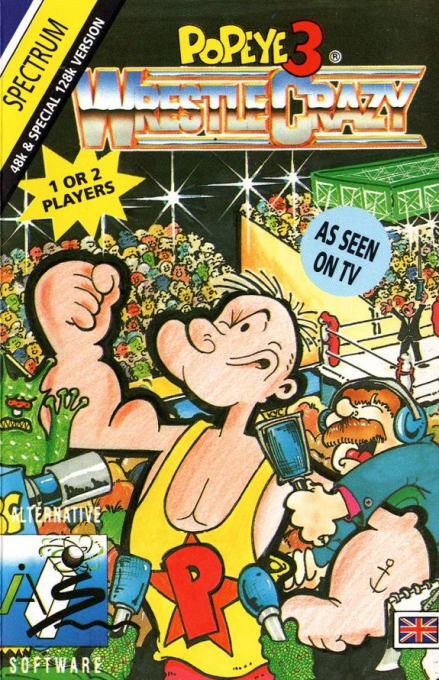 Popeye 3 - Wrestle Crazy box art