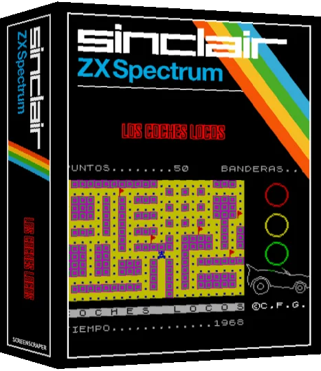 Coches Locos, Los — box-3D (SS)