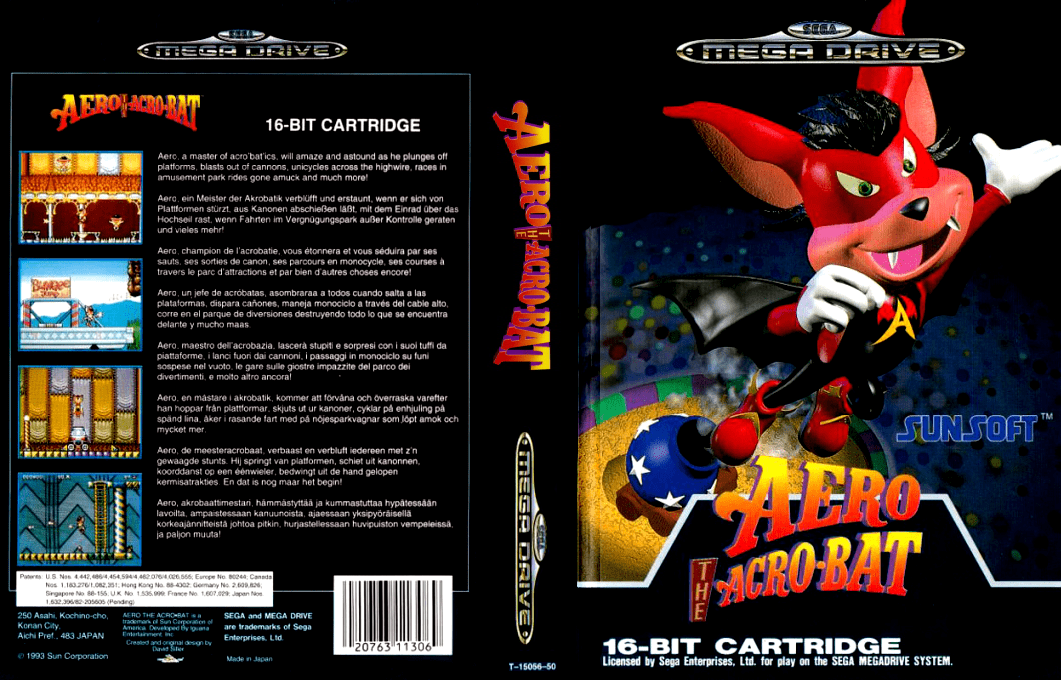 Aero The Acro-bat — box-texture (EU)
