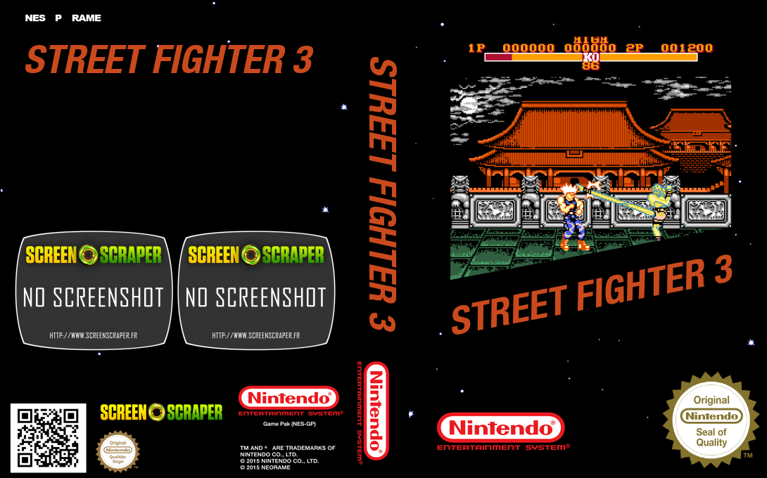 Street Fighter 3 — box-texture (SS)