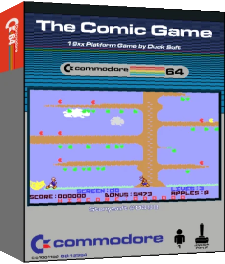 The Comic Game — box-3D (CUS)