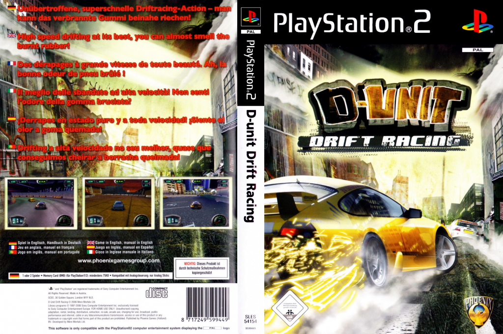 D-unit Drift Racing — box-texture (EU)