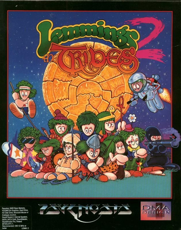 Lemmings 2 - The Tribes — box-2D (FR)