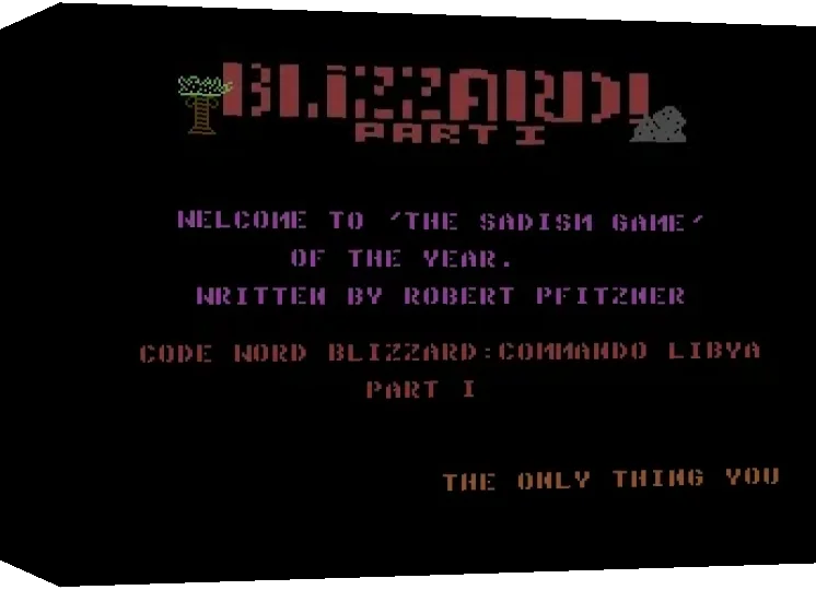 Blizzard! Part I : Commando Libya — box-3D (WOR)
