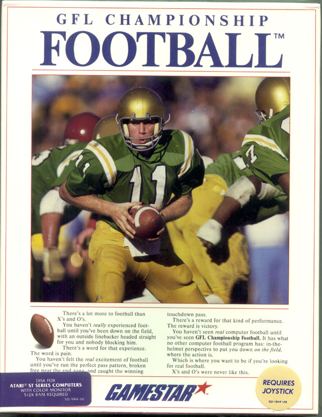GFL Championship Football box art