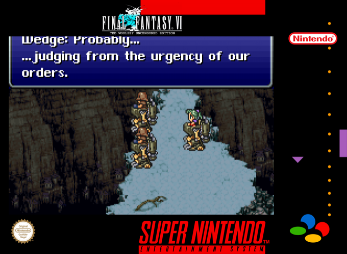 Final Fantasy VI : Ted Woolsey Uncensored Edition — box-2D (SS)