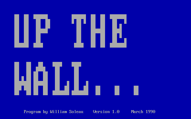 Up the Wall — sstitle (WOR)