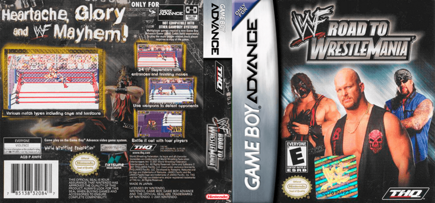 WWF - Road to WrestleMania — box-texture (US)