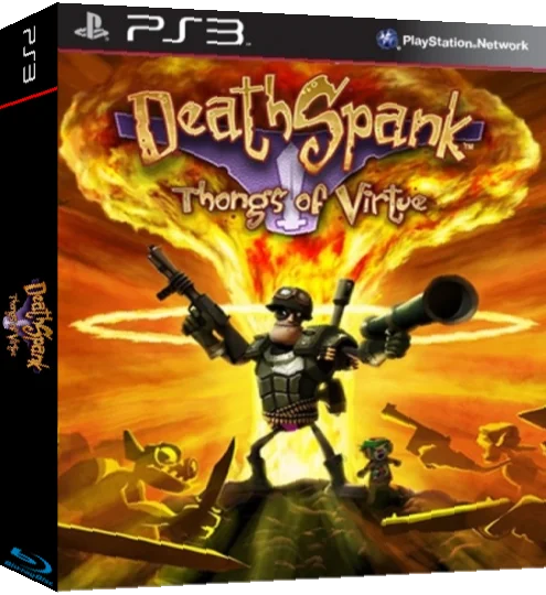 DeathSpank - Thongs of Virtue — box-3D (WOR)