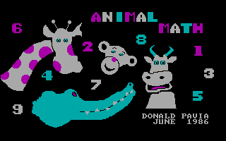 Animal Math box art