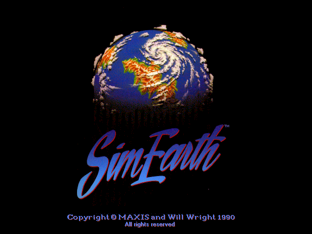 SimEarth - The Living Planet — sstitle (JP)