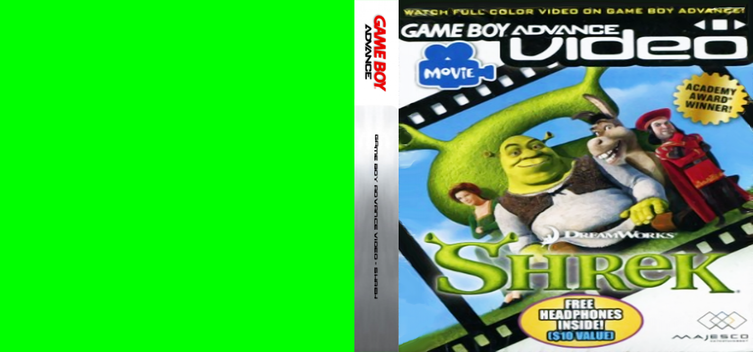 Game Boy Advance Video - Shrek — box-texture (US)