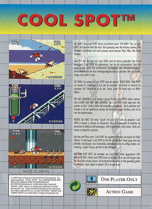 Cool Spot — box-2D-back (EU)