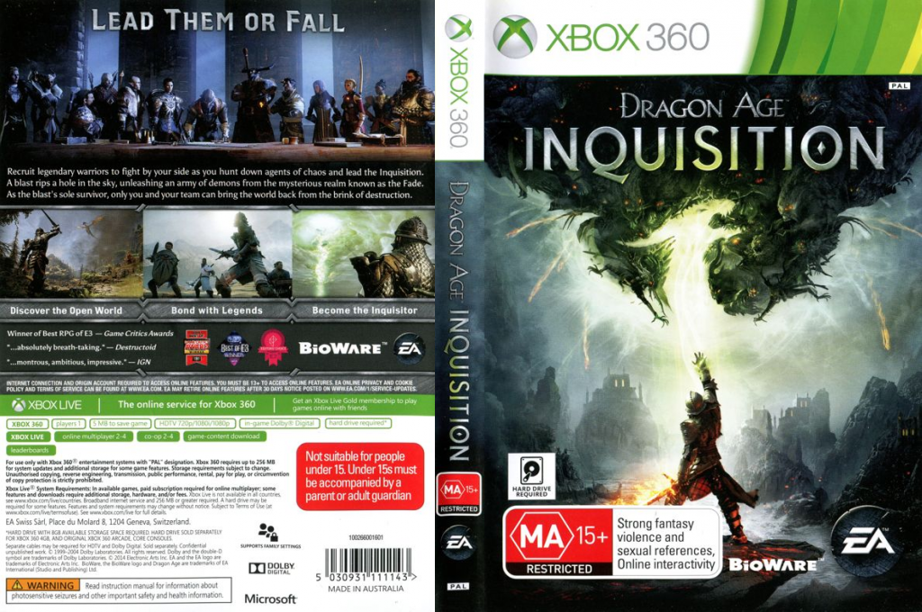 Dragon Age - Inquisition — box-texture (AU)