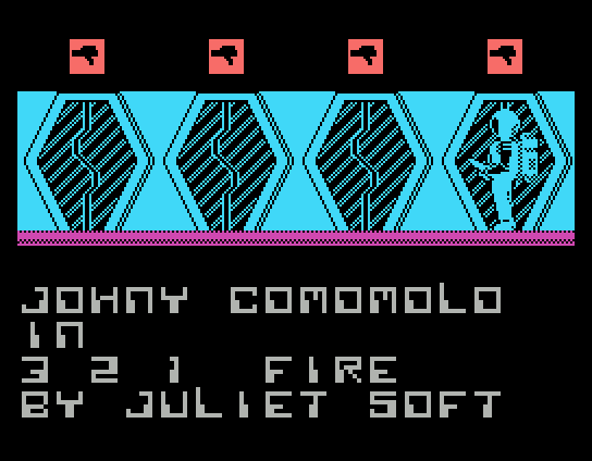 Johny Comomolo In 3-2-1 Fire — ss (SP)
