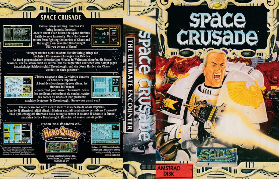 Space Crusade — box-texture (EU)
