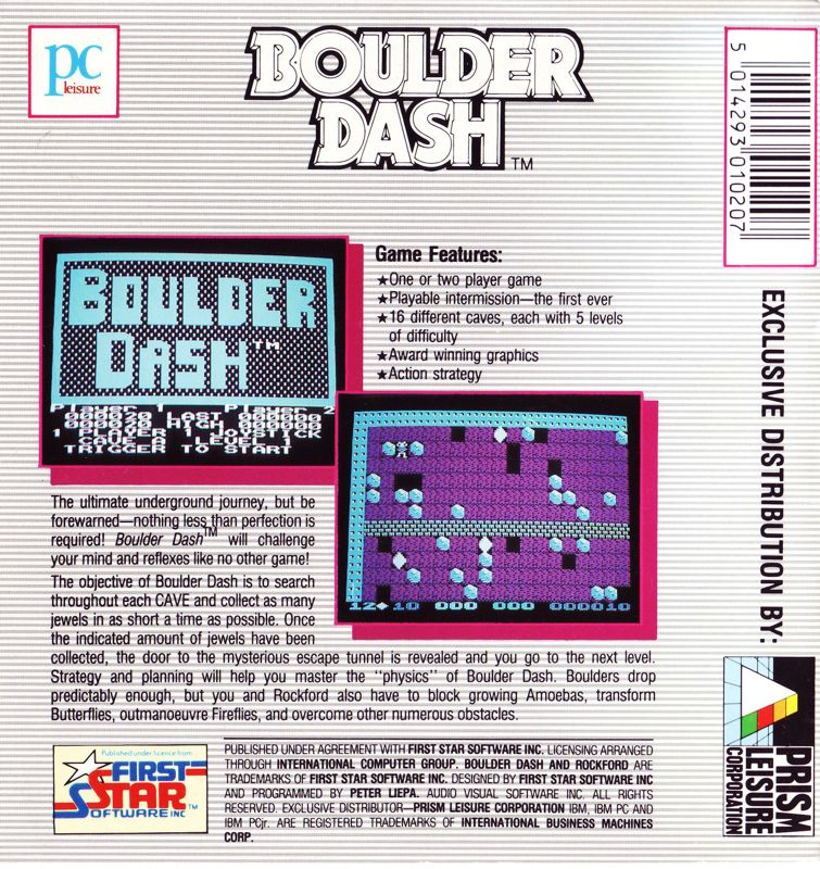Boulder Dash — box-2D-back (EU)