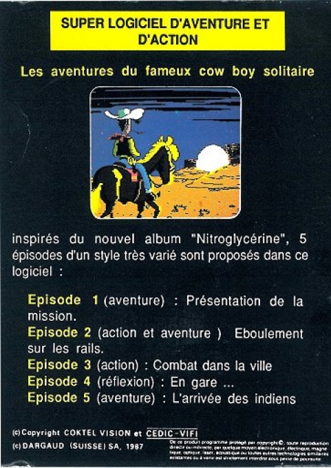 Lucky Luke - Nitroglycérine — box-2D-back (FR)