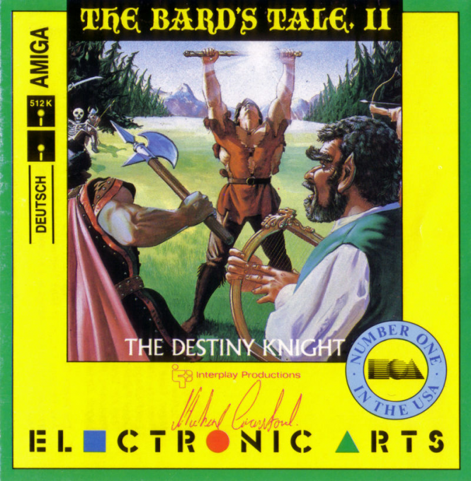 Bard's Tale II, The - The Destiny Knight — box-2D (EU)
