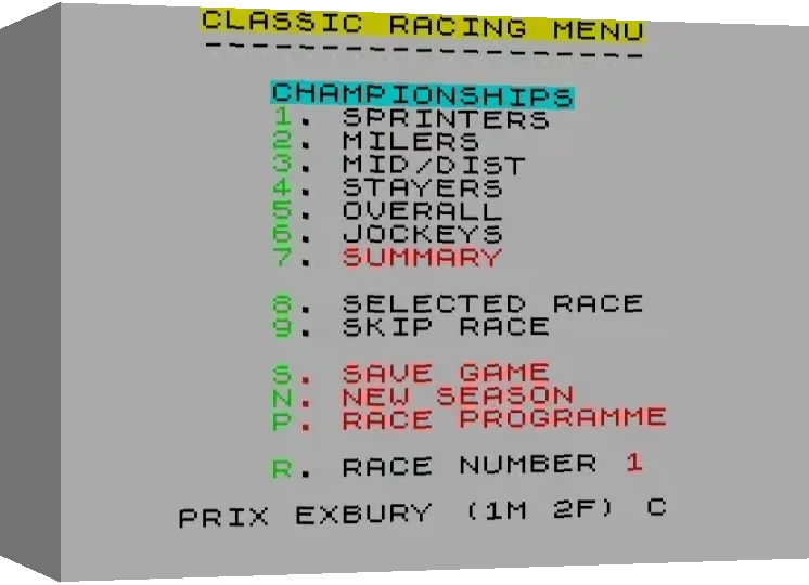 Classic Racing — box-3D (WOR)