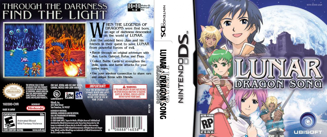 Lunar - Genesis — box-texture (US)