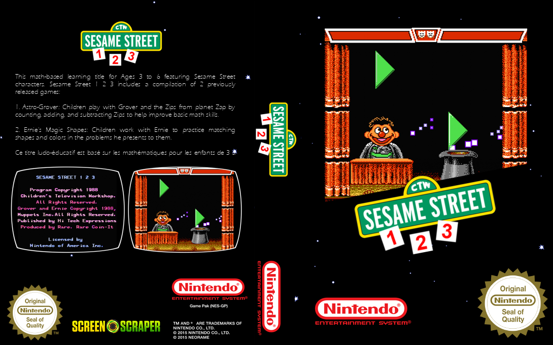 Sesame Street 123 — box-texture (SS)