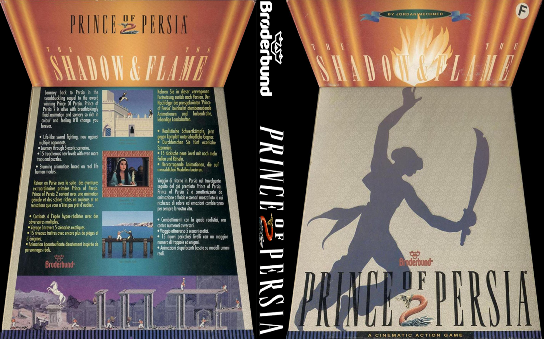 Prince Of Persia 2 - The Shadow And The Flame — box-texture (EU)